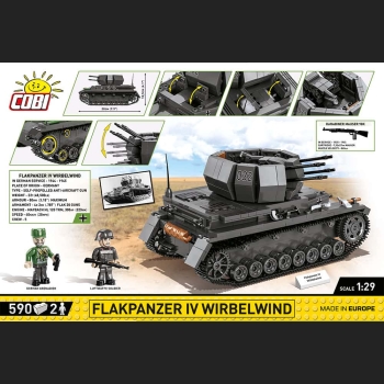 Flakpanzer IV Wirbelwind WWII 1:29